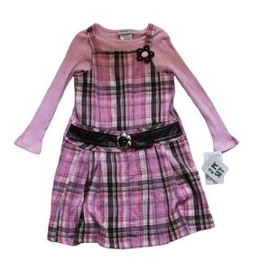 Disorderly Kids Girls Jumper Dress Size 5 NEW